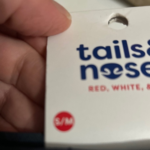 New Tails & Noses Dog Harness Size S/M red white blue American Flag BNWT. - Picture 5 of 5